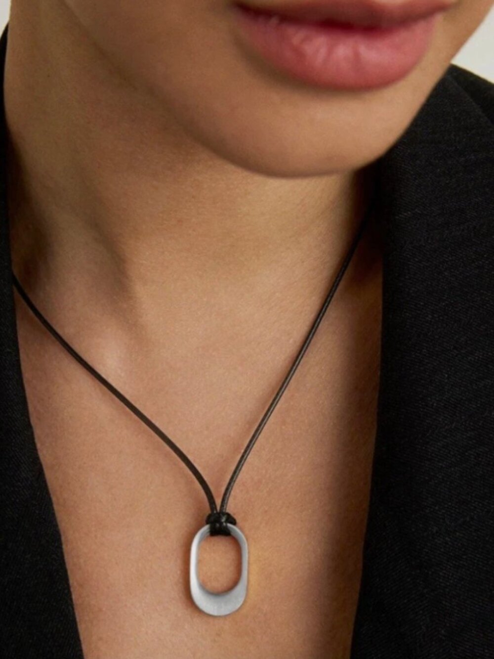 NWT. Dean Davidson crosby short pendant silver necklace